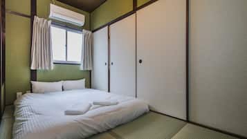 2 bedrooms, iron/ironing board, internet