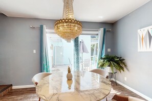 Dining - Snowbird-Friendly Condo with Patio Access, Central AC, Free WiFi - Dogs Welcome (Glendale)