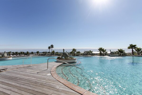 Indoor pool, a heated pool