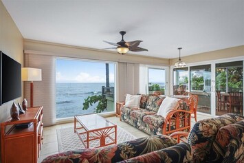 Watch the humpback whales, dolphins and surfers from the comfort of your couch