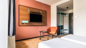 Standard-Zweibettzimmer | Zimmersafe, kostenloses WLAN, BettwÀsche