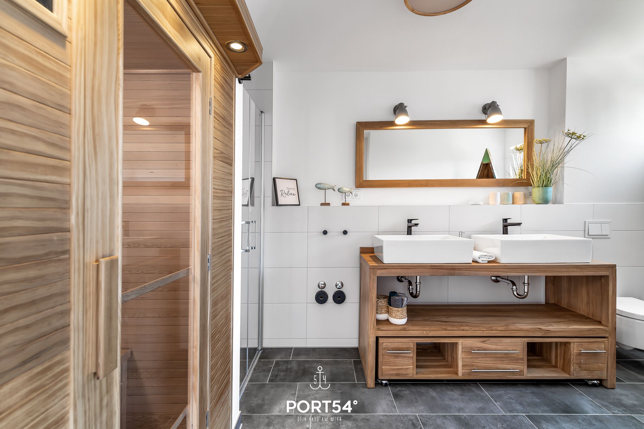Shower, hair dryer