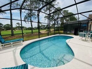 House, 3 Bedrooms | Pool | A heated pool