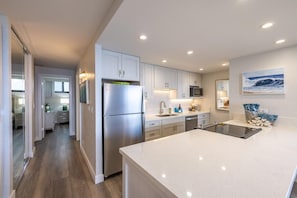Fridge, microwave, oven, dishwasher - Papakea L-301 Direct Oceanfront Corner Unit with Panoramic Views (Lahaina)