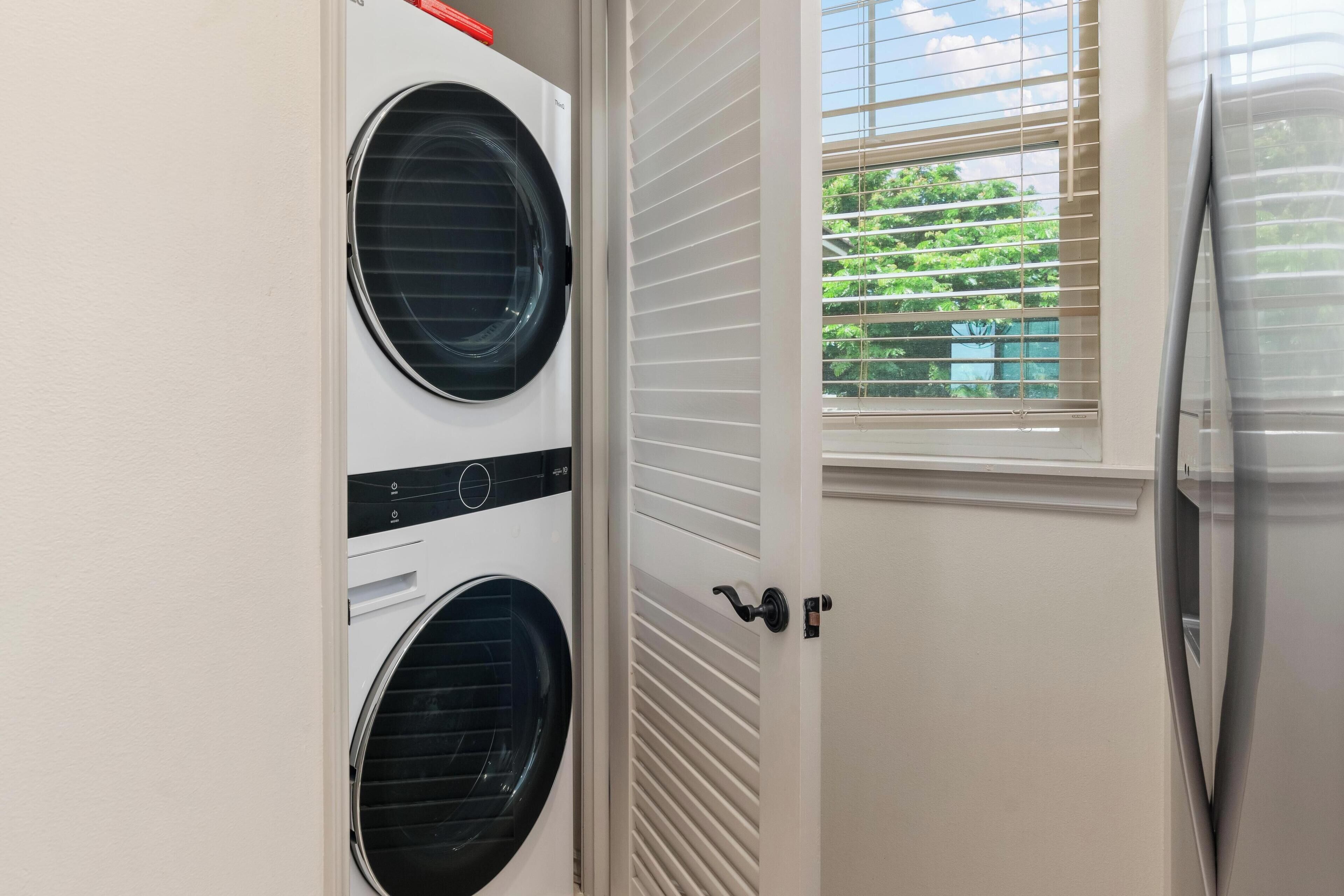 Washer and dryer for guests use