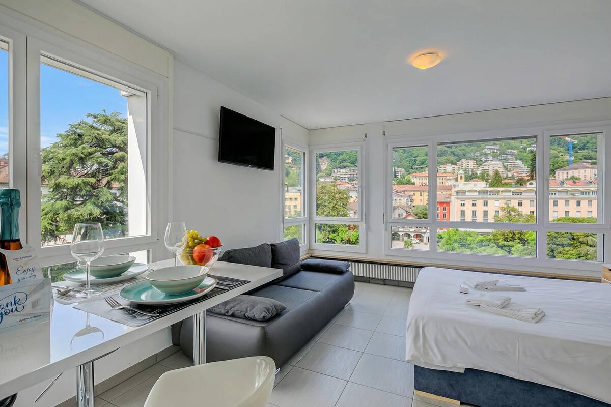 Family Studio, Microwave (Casa Cupido Locarno Walk to Lake &) | Bahagian dalam