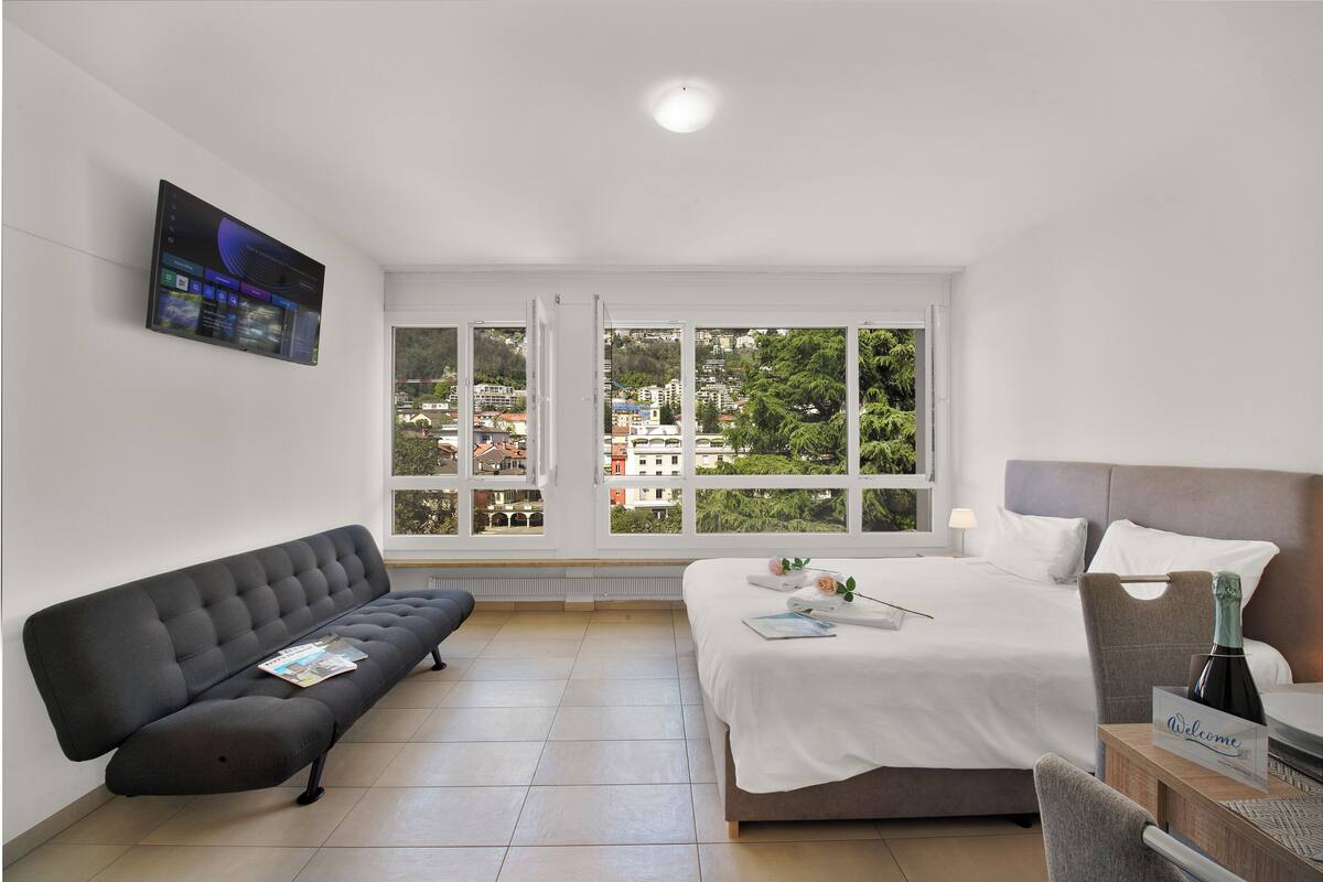 Family Studio, Mountain View (Alta vista, Steps to Piazza Grande) | Wi-fi 
