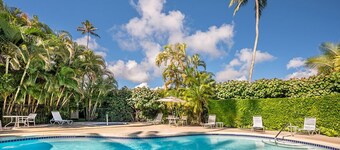 Plantation Hale Pool and Tropical Garden View - 1 bdm, Area AC