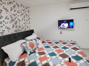 1 Schlafzimmer, Bügeleisen/Bügelbrett, kostenloses WLAN, Bettwäsche