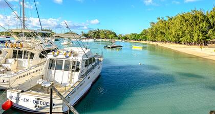 Beautiful and modern villa for 6-8 persons near the beach in grand baie