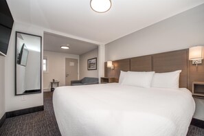 Arbetsyta för laptop, mörkläggningsgardiner, gratis wi-fi och sängkläder