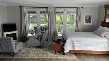 1 chambre, fer et planche Ă repasser, Wi-Fi gratuit, draps fournis