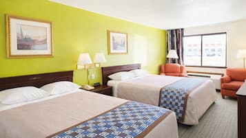 Two Queen Bed Non Smoking | Free WiFi, bed sheets