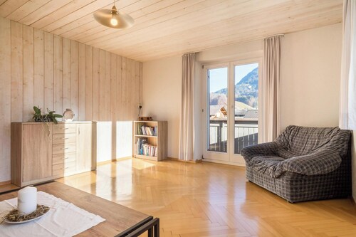 Ferienwohnung Kanisfluhblick mit Bergblick, Balkon und WLAN