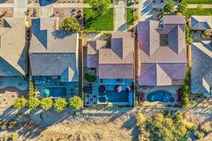 Exterior - BIRDSEYE VIEW/5BR/3BA/POOL/GAME ROOM (Indio)