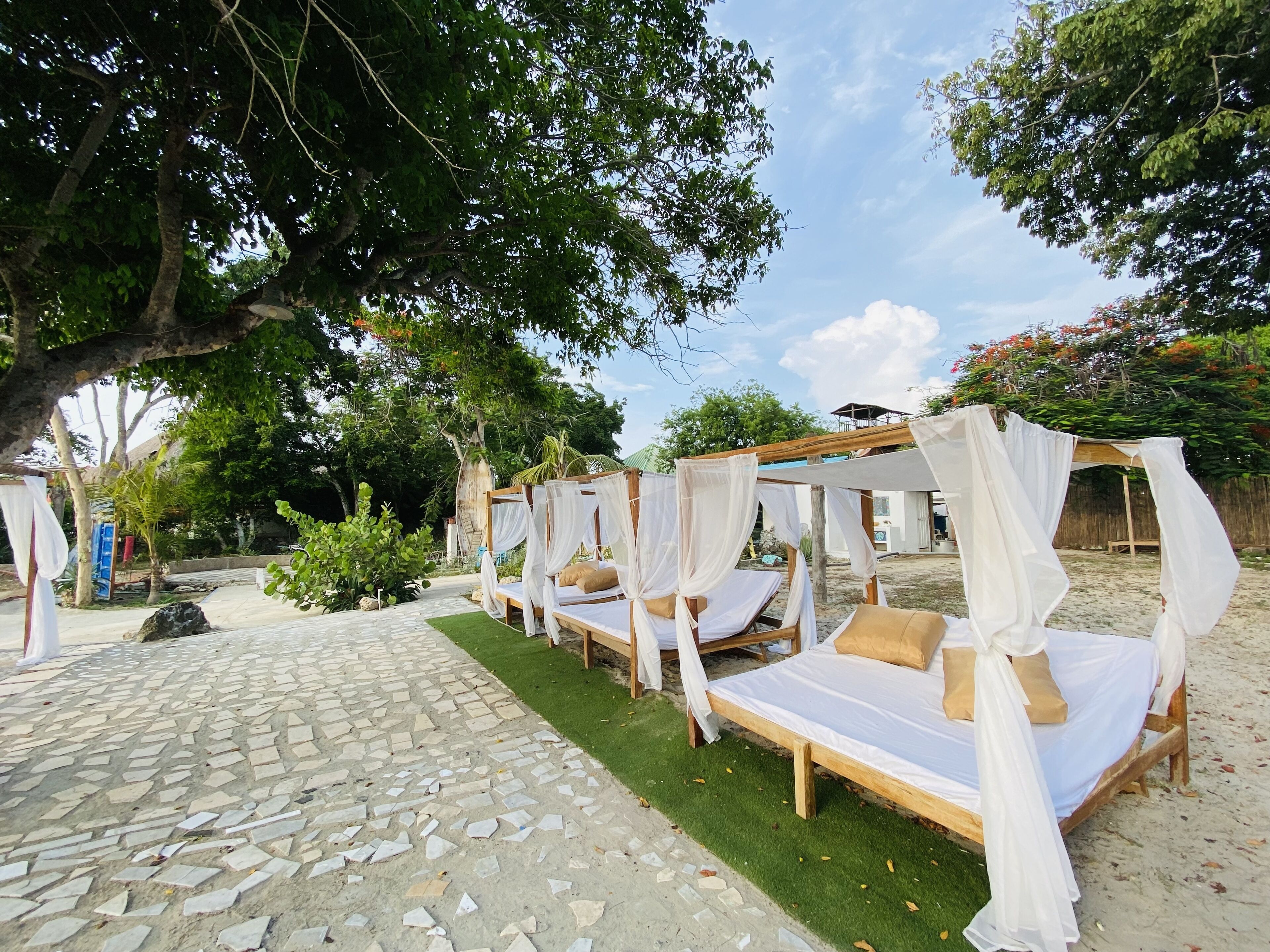 Overnattingsstedets uteområder