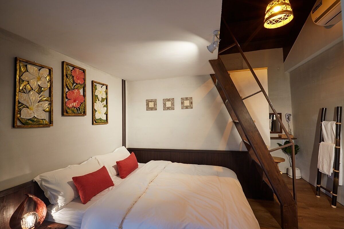 Deluxe tweepersoonskamer, 1 queensize bed, uitzicht op resort | Individueel gedecoreerd, gratis wifi