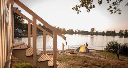 Swedish house on the beach in Selm
