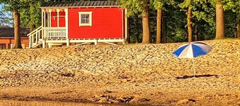 Swedish house on the beach in Selm