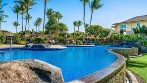 Pool - 🏖️Concierge Included | Ground Floor with Lake Views | Near Shopping Center (Waikoloa)