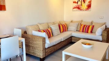 TV, DVD player, stereo