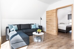 1 Schlafzimmer, Schreibtisch, Reisekinderbett, kostenloses WLAN