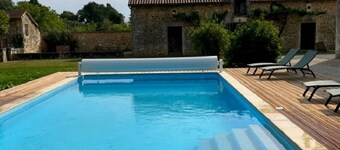 Casa en el corazón de la Dordoña con piscina privada, jardín y terraza