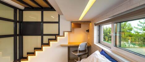 1 غرفة نوم ومكواة/لوح كي وواي فاي مجانًا وملاءات أسرّة