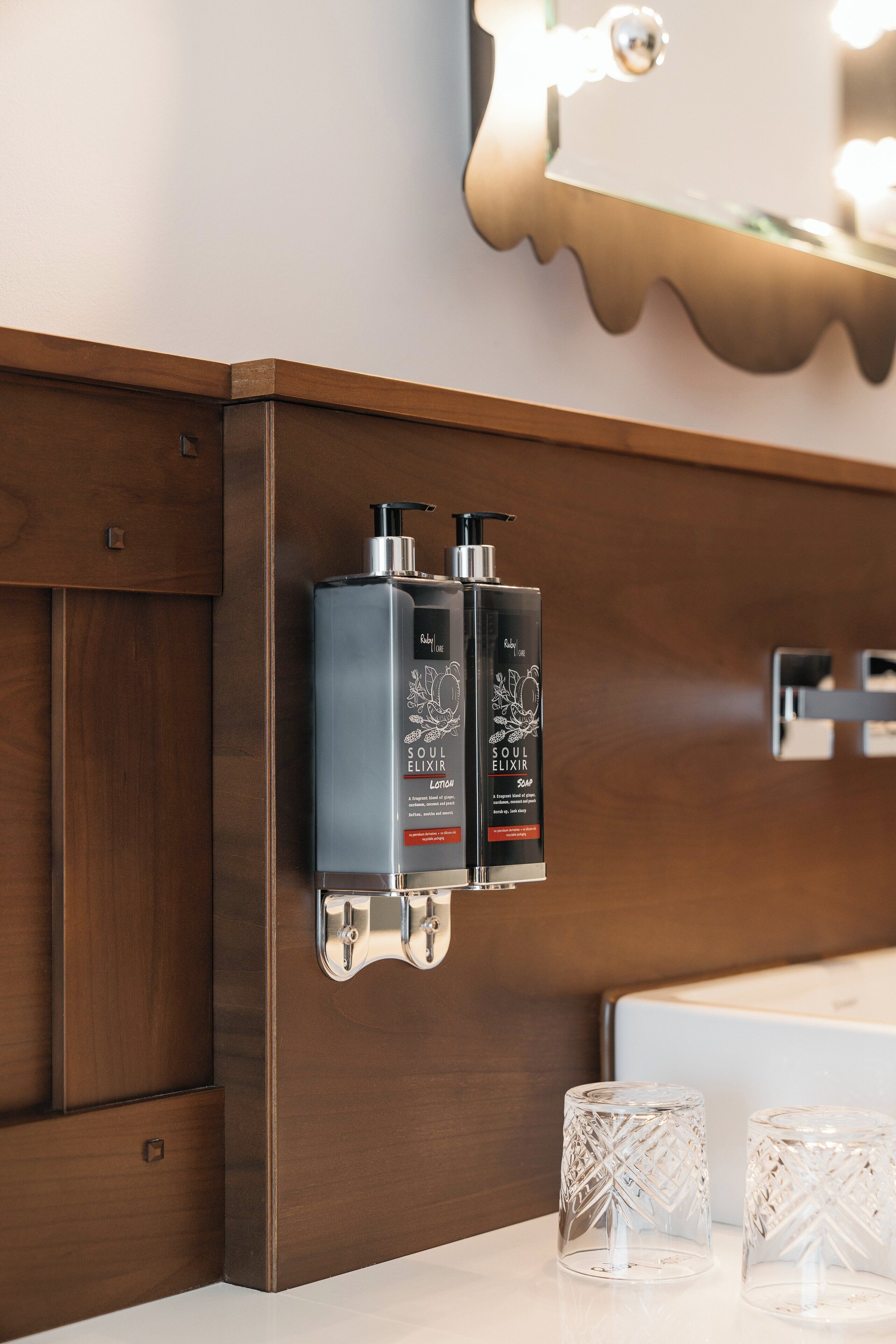 nest room | bathroom | shower, rainfall showerhead, eco-friendly toiletries, hair dryer