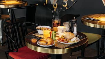 Morgenmadsbuffet hver dag mod et gebyr