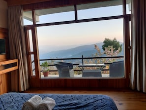 Habitación doble de lujo | Terraza o patio
