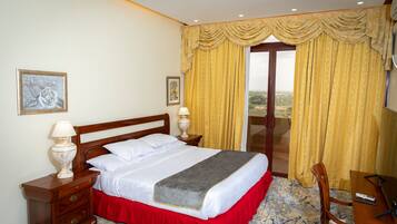 Presidentiële suite | Lakens van Egyptisch katoen, luxe beddengoed, donsdekens