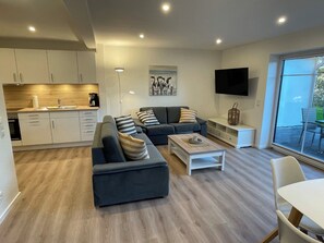 TV - Stuuv twee - Terrace, garden furniture, sauna, electric vehicle charging station (Gelting)