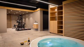 A heated pool - Villa Safira - modern villa with heated pool, gym, sauna, jacuzzi and sea views by MyWaycation (Marusici)