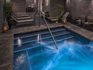 Indoor pool, outdoor pool
