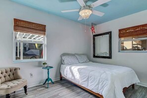 2 bedrooms, iron/ironing board, travel cot, WiFi