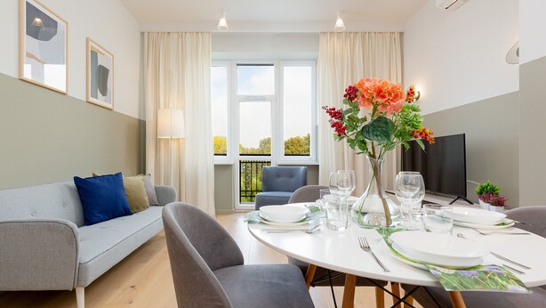 Living room - Apartments Gagarina Warsaw by Renters (Warsaw)
