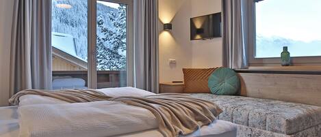 Apartamento conforto, banheiro privativo, vista para a montanha | 1 quarto