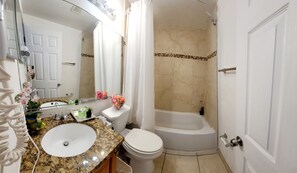 Combined shower/tub