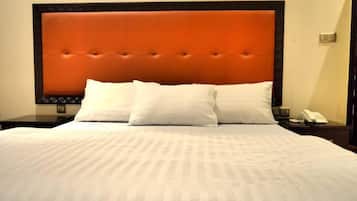 Free WiFi, bed sheets