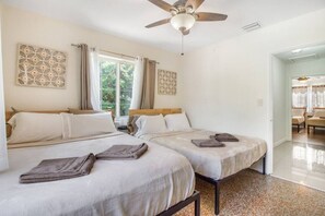 4 bedrooms, iron/ironing board, travel cot, free WiFi