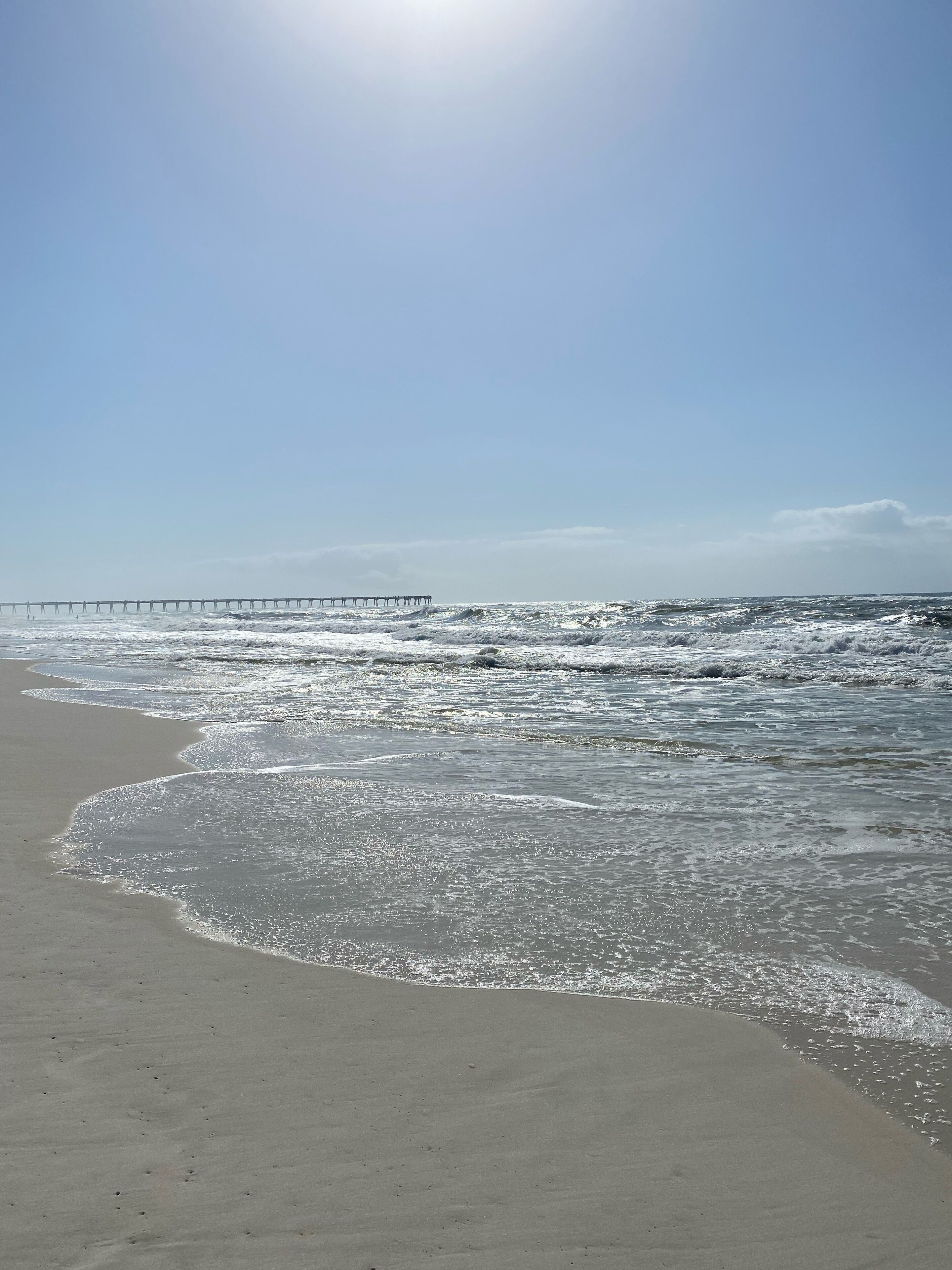 Vlak bij het strand