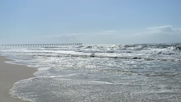 Vlak bij het strand