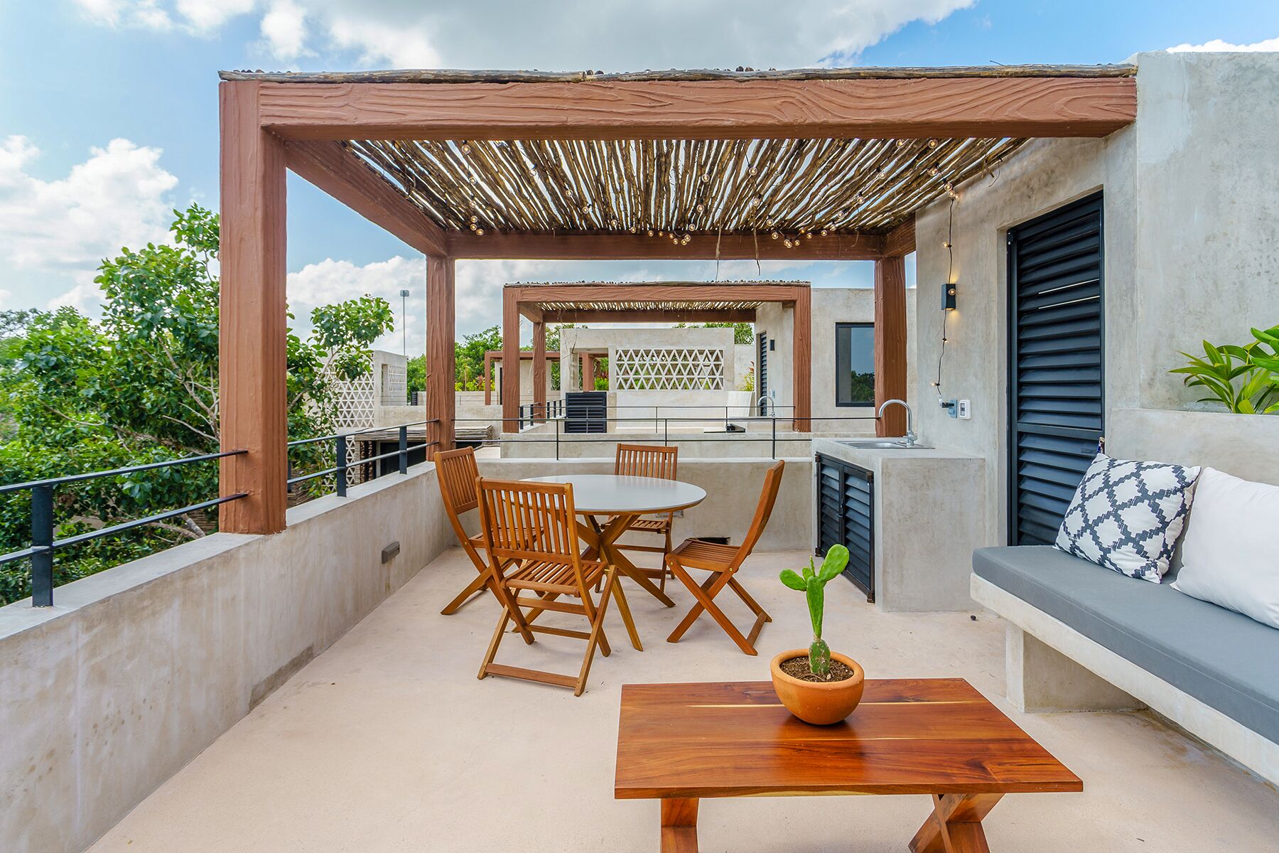 Condo Confort, 1 habitación, balcón | Terraza o patio