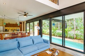 Luxury Villa, 4 Bedrooms, Private Pool, Pool View | View from room - Magazine-worthy Villa Ponderosa with Private Pool & Gated Area (Tulum)