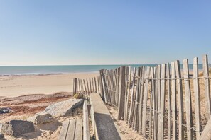 On the beach