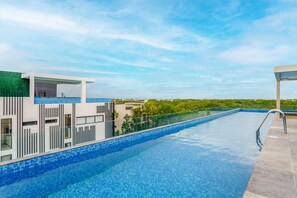 Outdoor pool - New Chic Studio Space with Jungle Roof Pool & Lounge (Tulum)