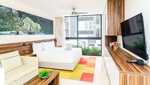开间, 1 张特大床 | 免费 WiFi、床单