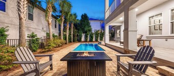 🏖️🐚 Sweet Caroline | Dog Friendly* | Private Pool/Spa | 2 Min to Beach | Firepit | Free Golf