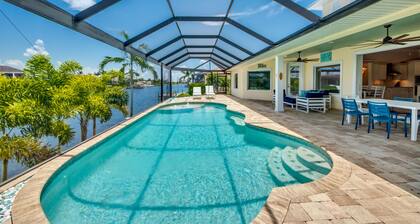 NEW Aqua Vista-SW Cape Coral Gulf Access Pool Home